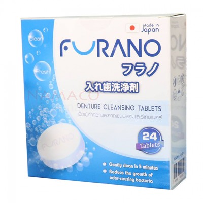 Furano denture cleansing tablet 24/pack