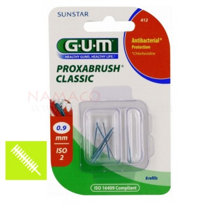 GUM Proxabrush Classic 0.9mm 8 refills 412