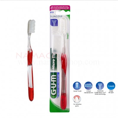 GUM Toothbrush Micro Tip compact 475