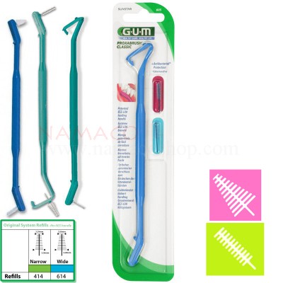 Gum Proxabrush Classic Interdental brush handle double sides #605