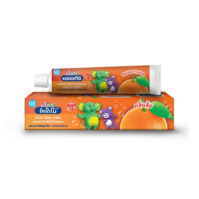 Kodomo kids Gel toothpaste orange flavor 40g