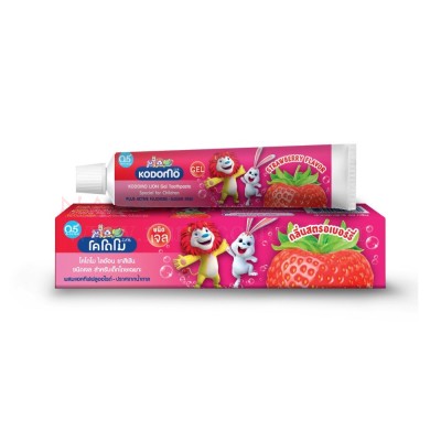Kodomo kids Gel toothpaste strawberry flavor 40g