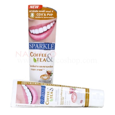 Sparkle toothpaste Coffee & Tea whitening 90g
