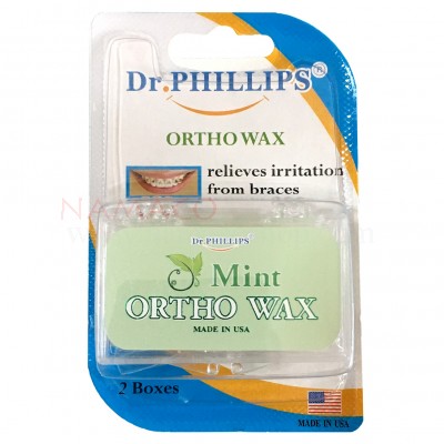 Dr. Phillips Ortho wax mint 2box/pack