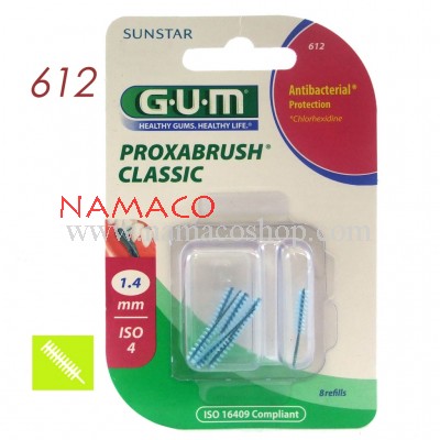 GUM Proxabrush Classic 1.4mm 8 refills 612