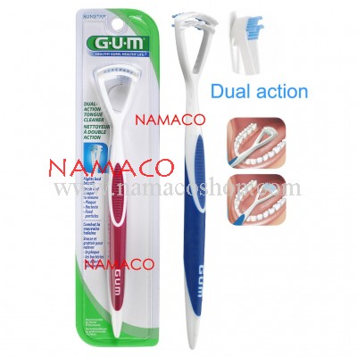 GUM dual action tongue cleaner 760