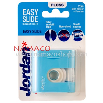 Jordan floss easy slide tape Mint floavor + fluoride 30m