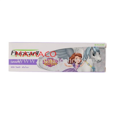 Fluocaril kids toothpaste sofia grape floavor 65g