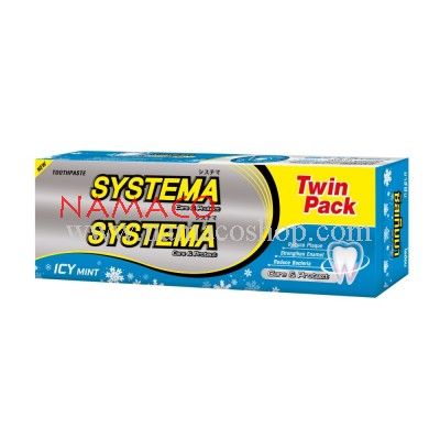 Systema toothpaste Icy Squeesy Mint pack 2x160g